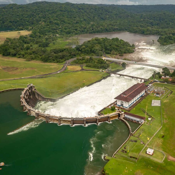 Gatun Dam Water Release