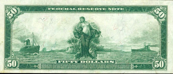 1914 50
        USD bill