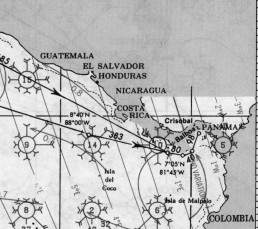 COSTA RICA PACIFIC PILOT CHARTS