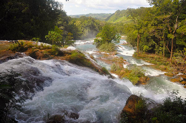 Agua Azul Waterfalls, Chiapas, Mexico 