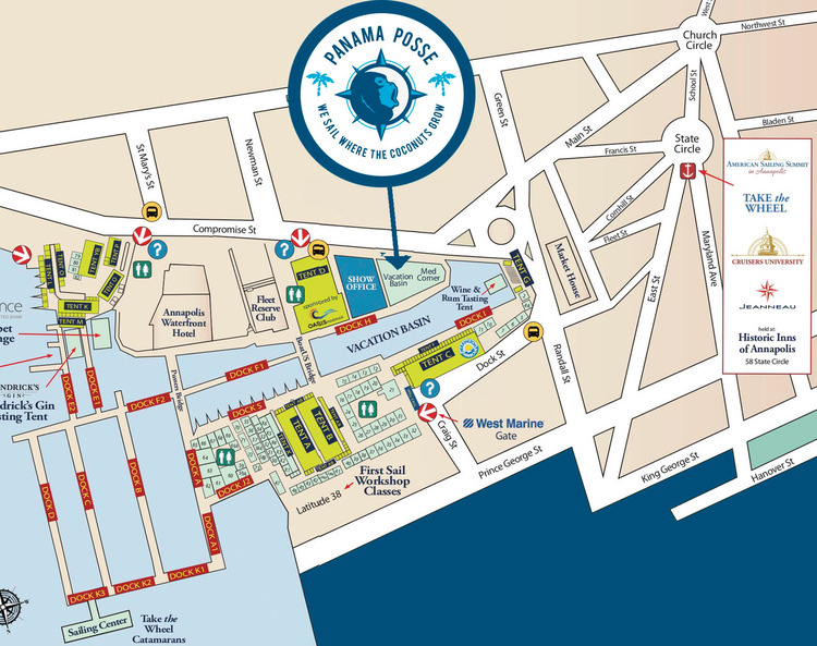 The United States Sailboat Show has over 320 exhibitors.