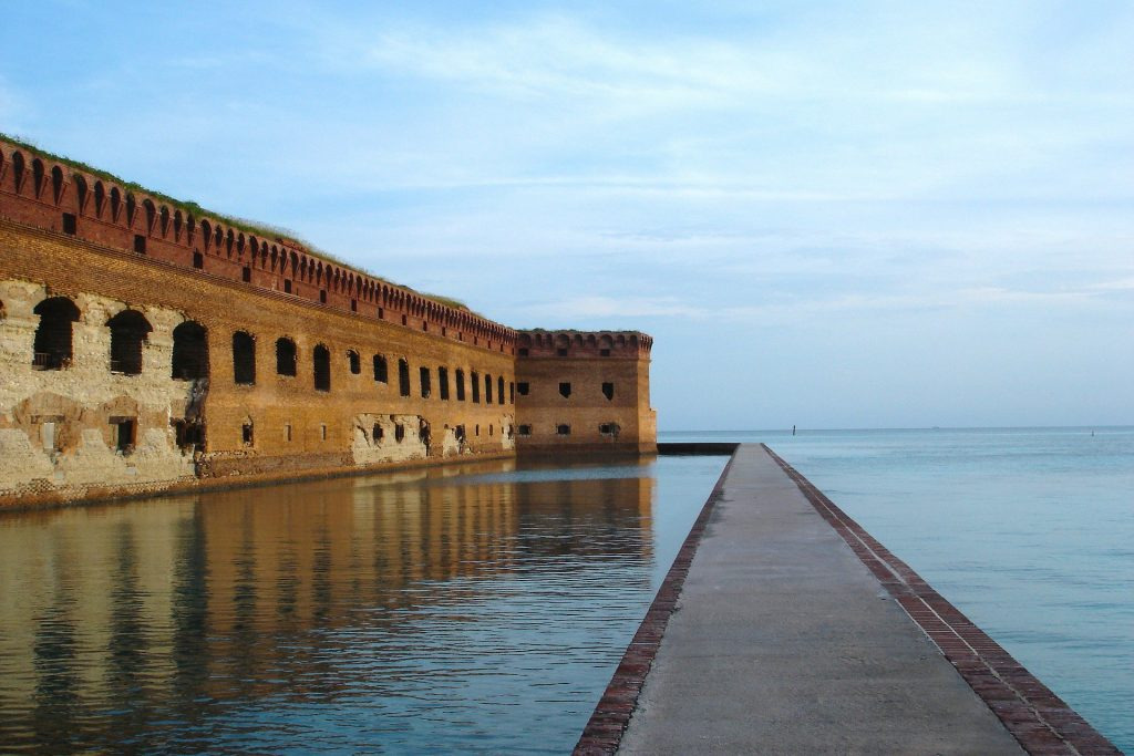  the survey ship Florida stopped at the Dry Tortugas to evaluate the anchorage