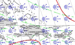 DOMINICAN REPUBLIC - PILOT CHARTS - APRIL