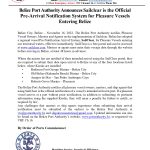  Belize Port Authority Press release here