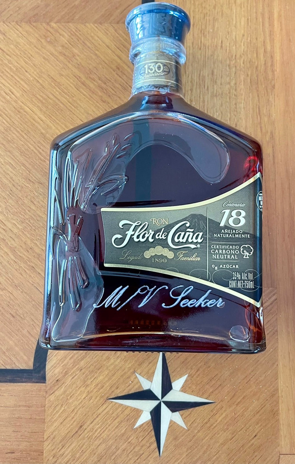 We got our 18 year old bottle engraved with SEEKER