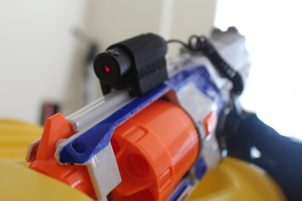 nerf with laser