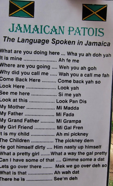 Patois is a fascinating linguistic and cultural phenomenon, reflecting the history, resilience, and creativity of the Jamaican people. It's an integral part of the local culture, contributing to the vibrant and diverse tapestry of Jamaica's heritage.