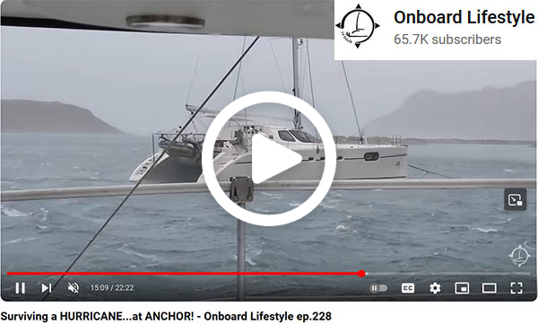 Surviving a HURRICANE...at ANCHOR! - Onboard Lifestyle ep.228