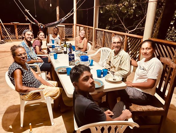 Dinner with Diego and family in Bahia Honda