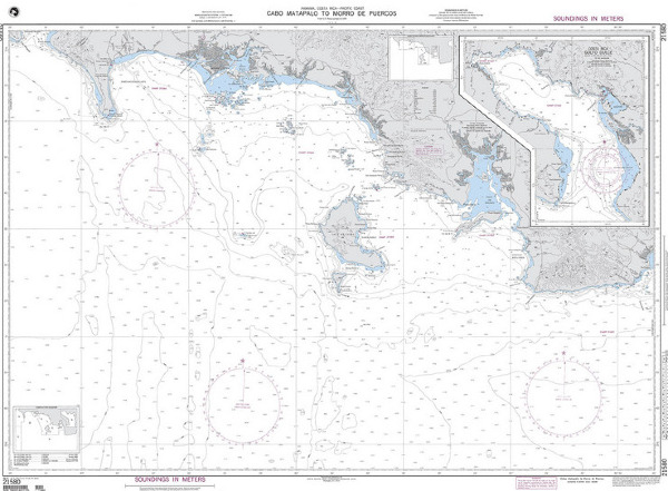 NGA Nautical Chart - 21580 Cabo Metapalo to Morro de Puercos 