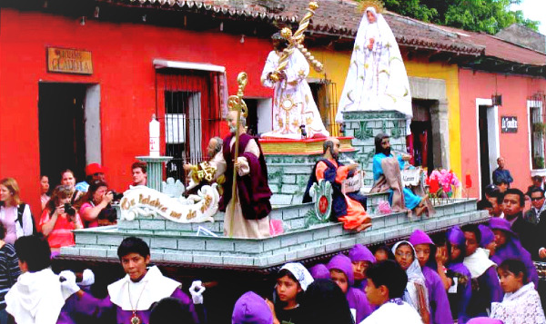 Semana Santa procession in Costa Rica Photo via Third Eye Mom