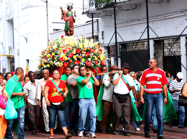 Procession in Panama during Semana Santa.